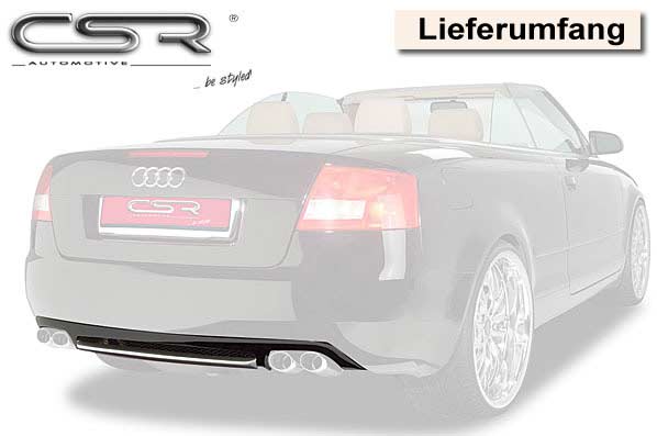 CSR Diffusor | Heckansatz für Audi A4 B6 8H HA064