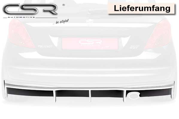 CSR Diffusor | Heckansatz für Peugeot 207 HA106