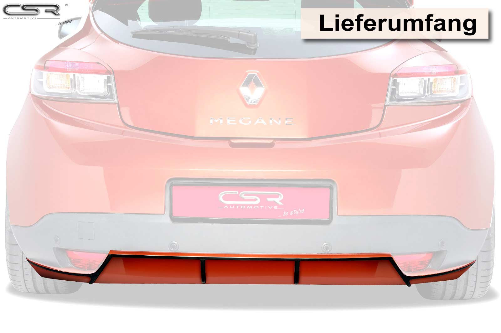 CSR Diffusor | Heckansatz für Renault Megane HA125