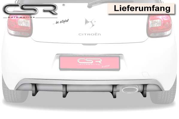 CSR Diffusor | Heckansatz für Citroen DS3 HA127