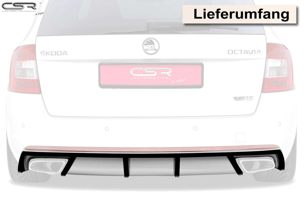 CSR Diffusor | Heckansatz für Skoda Octavia 3 Typ 5E HA130