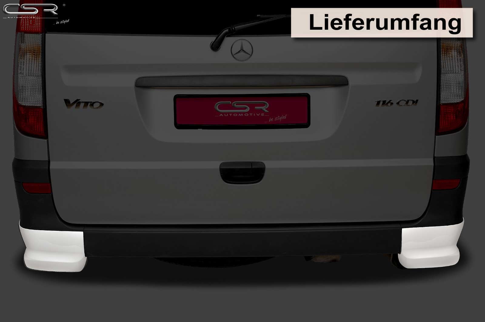 CSR Diffusor | Heckansatz für Mercedes-Benz Viano / Vito W639 V639 HA135
