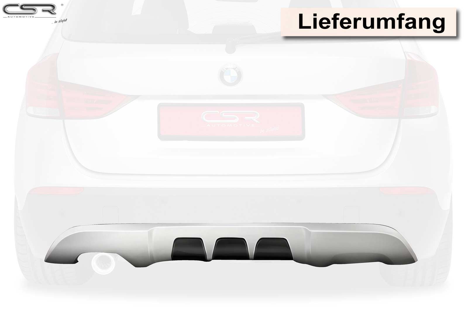 CSR Diffusor | Heckansatz für BMW X1 E84 HA137