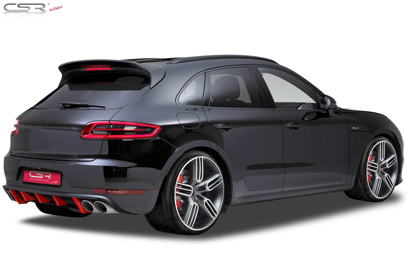 CSR Diffusor | Heckansatz für Porsche Macan HA142