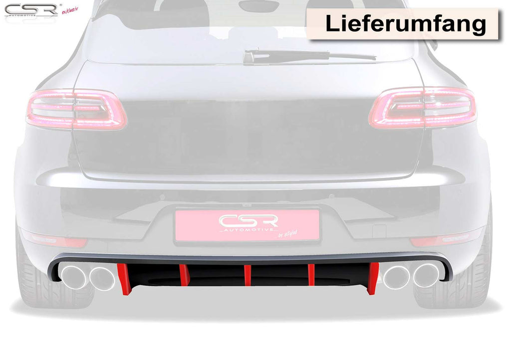 CSR Diffusor | Heckansatz für Porsche Macan HA142