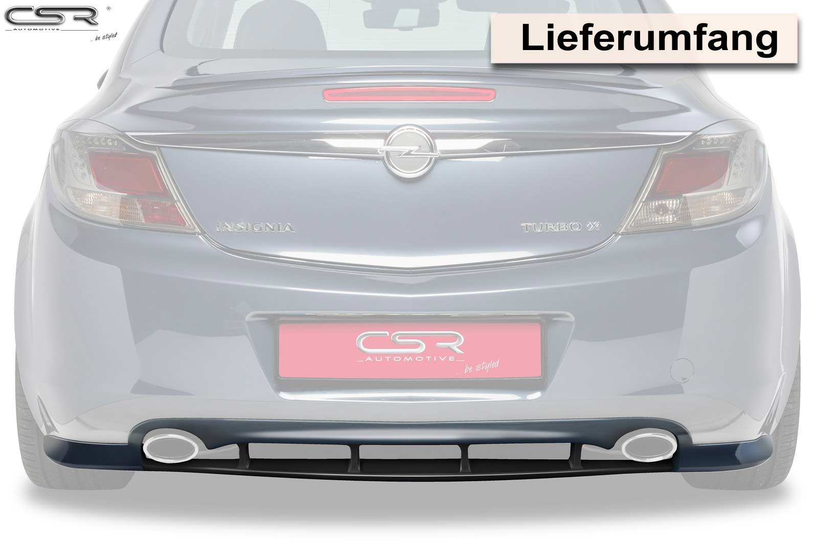CSR Diffusor | Heckansatz für Opel Insignia A HA152