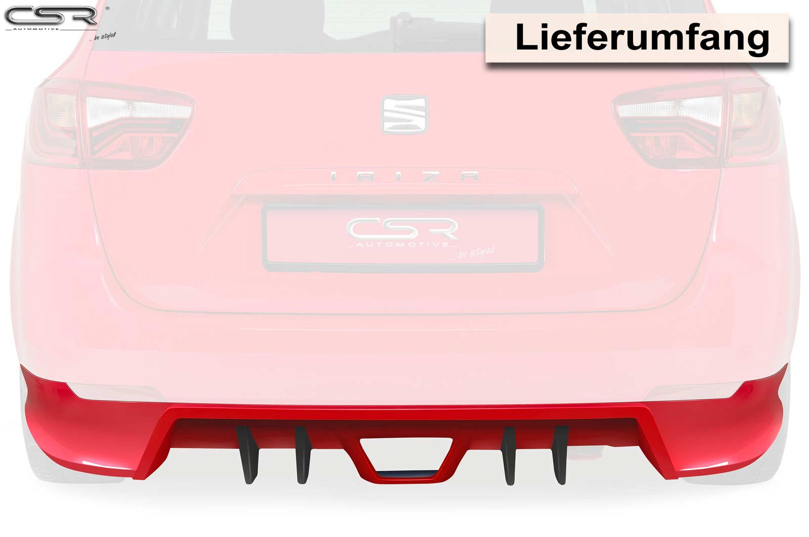 CSR Diffusor | Heckansatz für Seat Ibiza 6J ST HA154