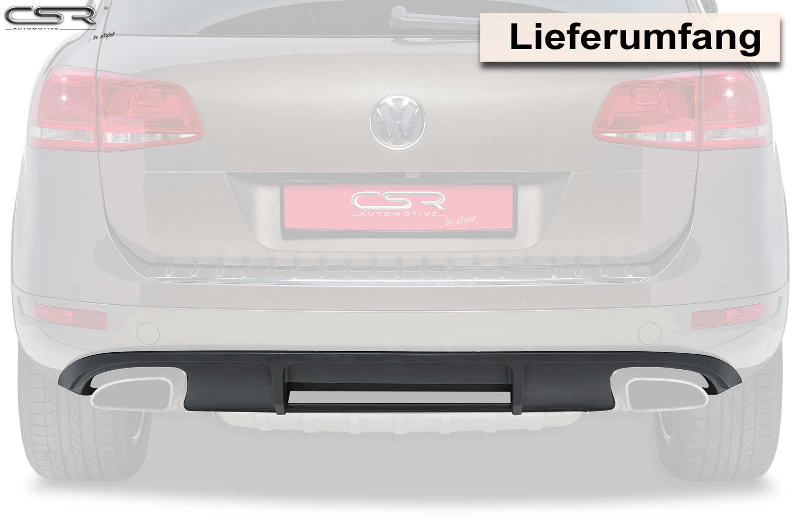 CSR Diffusor | Heckansatz für VW Touareg 2 7P HA161