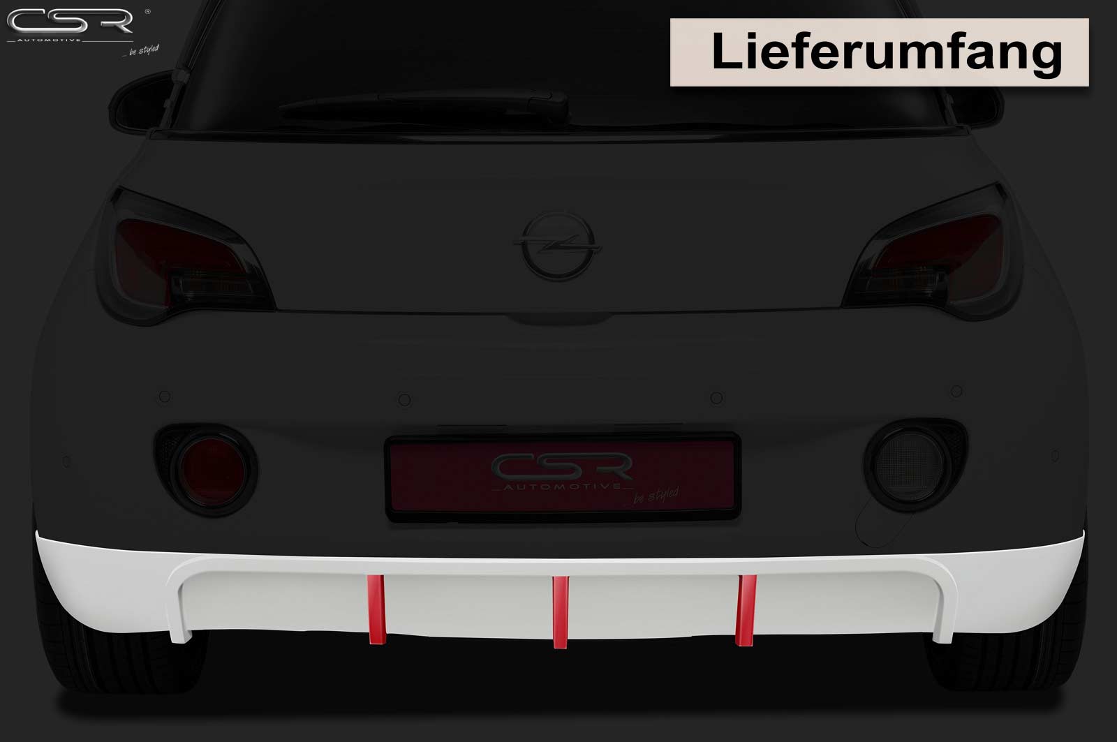 CSR Diffusor | Heckansatz für Opel Adam HA175