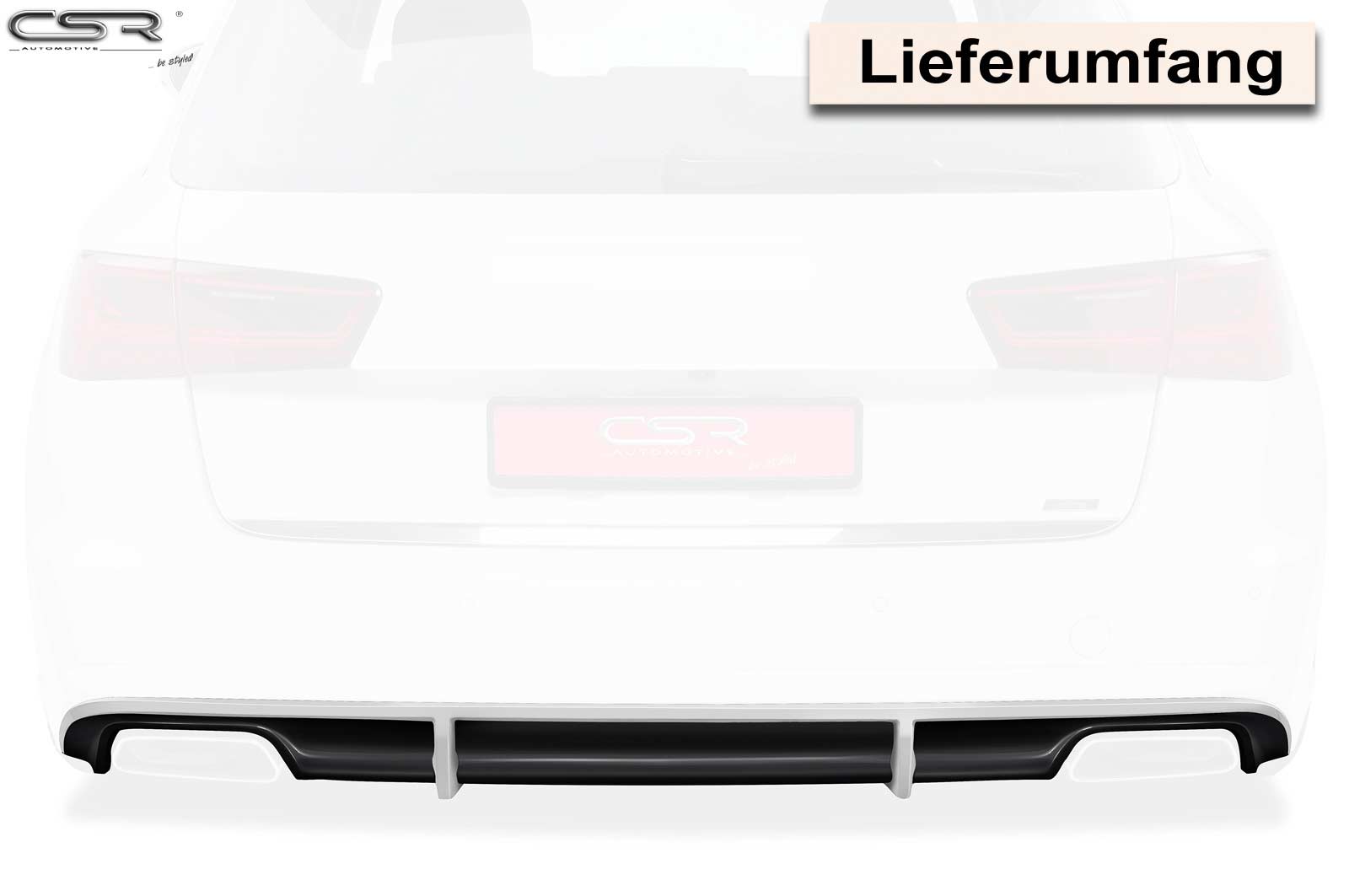 CSR Diffusor | Heckansatz für Audi A6 4G C7 HA190