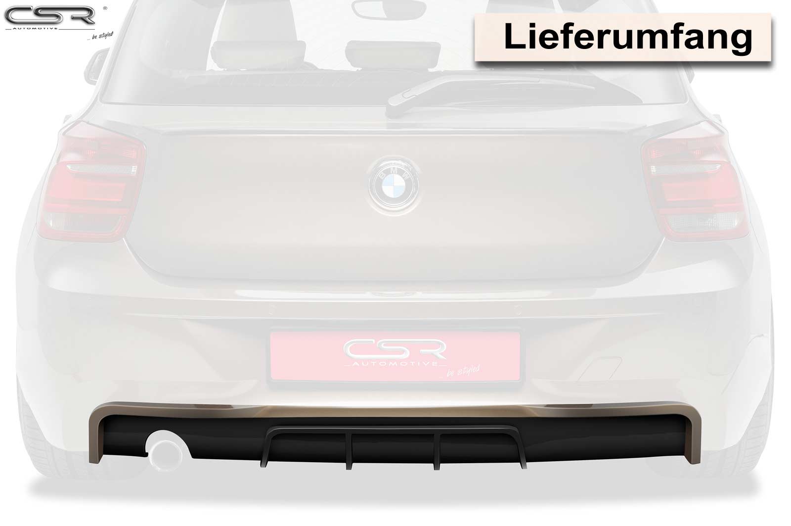 CSR Diffusor | Heckansatz für BMW 1er F20/F21 HA191