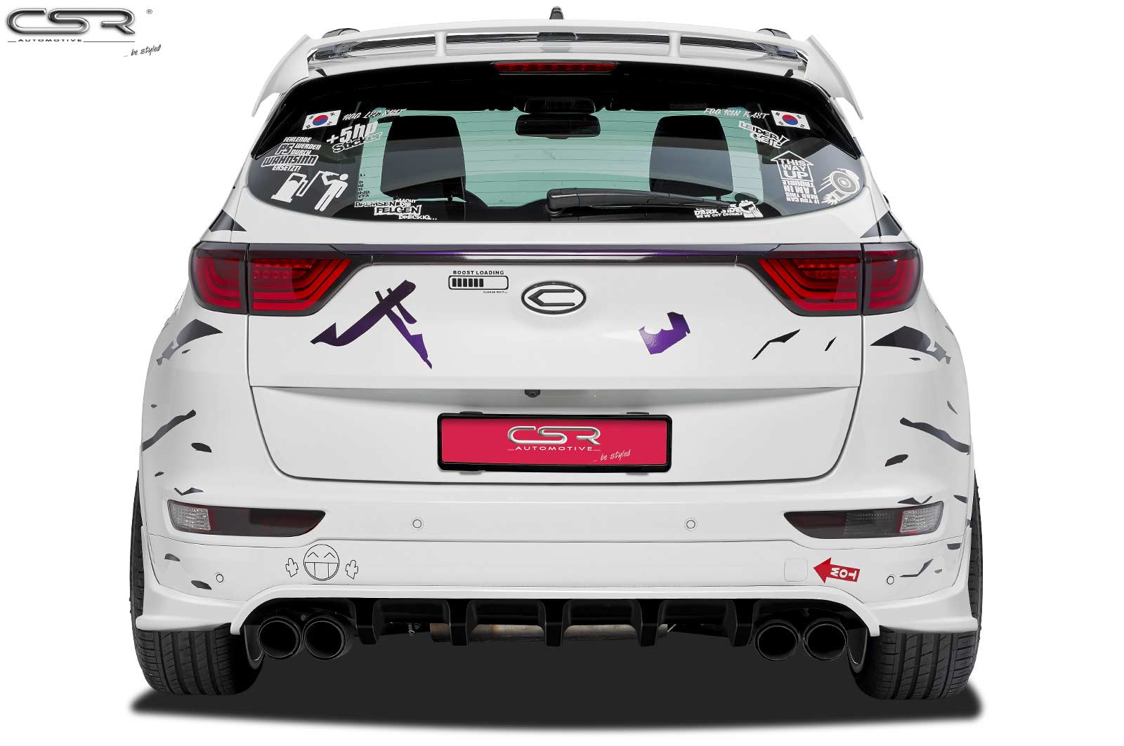 CSR Diffusor | Heckansatz für Kia Sportage QL HA192