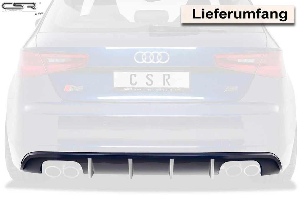 CSR Diffusor | Heckansatz für Audi A3 8V Sportback/3-Türer S-Line/S3 HA199