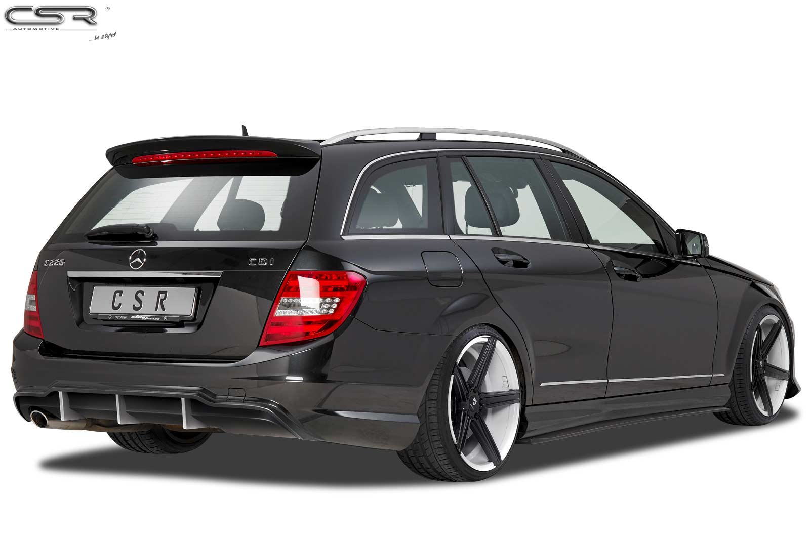 CSR Diffusor | Heckansatz für Mercedes-Benz C-Klasse 204 AMG-Line HA202