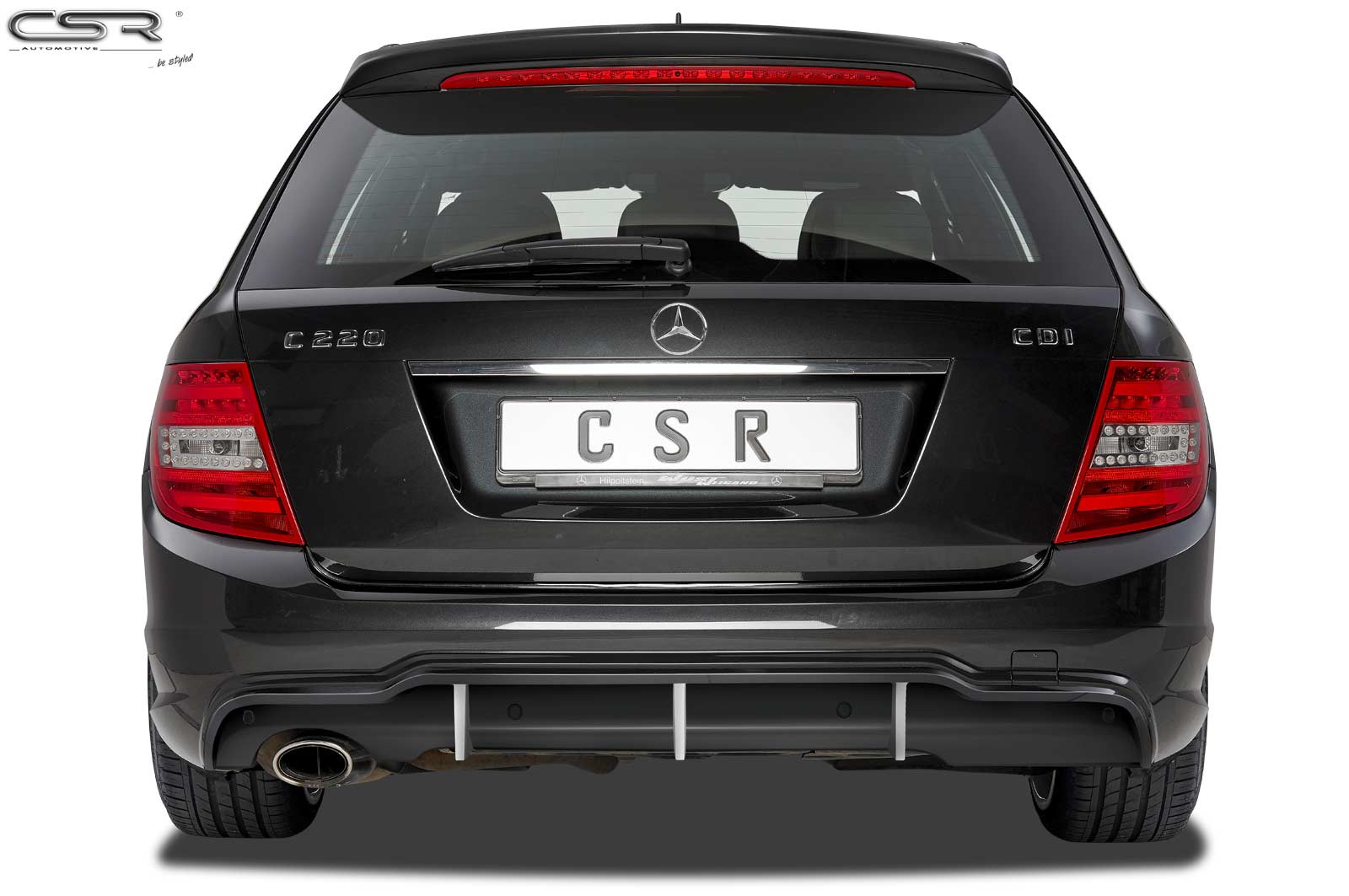 CSR Diffusor | Heckansatz für Mercedes-Benz C-Klasse 204 AMG-Line HA202