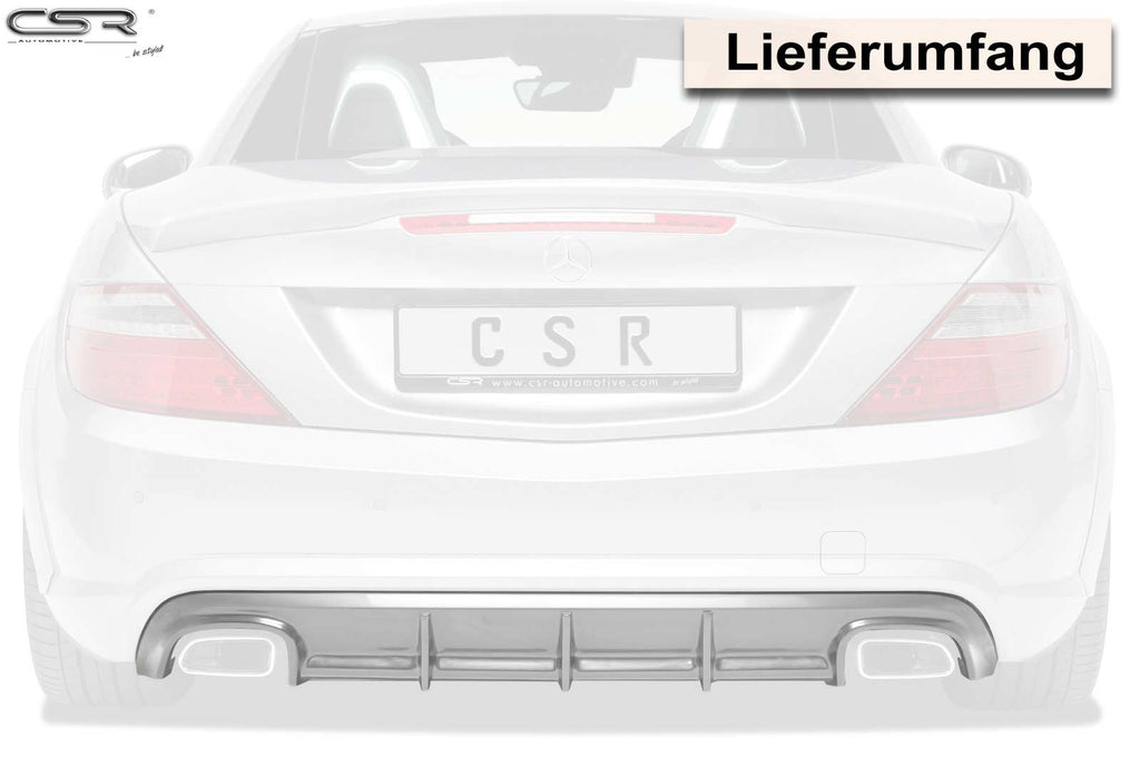 CSR Diffusor | Heckansatz für Mercedes-Benz SLK R172 AMG-Line HA219