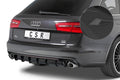 CSR Diffusor | Heckansatz mit ABE für Audi A6 C7 (4G) HA227-S Strukturiert schwarz matt (keine Lackierung erforderlich)