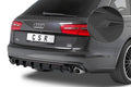 CSR Diffusor | Heckansatz mit ABE für Audi A6 C7 (4G) HA227-L Unlackiert roh (Lackierung erforderlich)