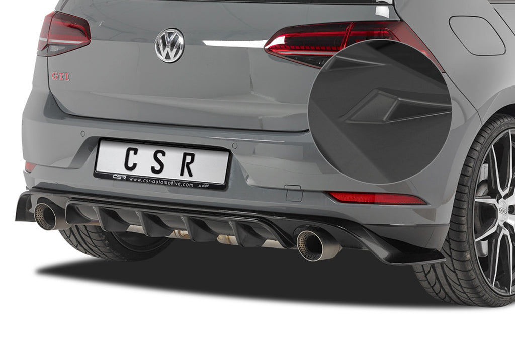 CSR Diffusor | Heckansatz mit ABE für VW Golf 7 TCR HA232