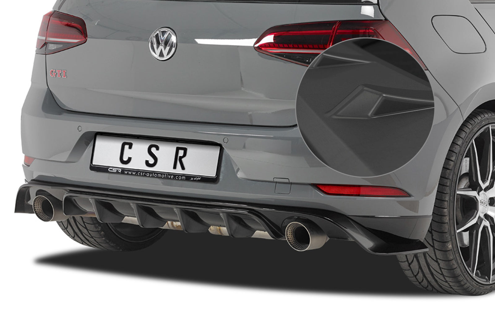 CSR Diffusor | Heckansatz mit ABE für VW Golf 7 TCR HA232