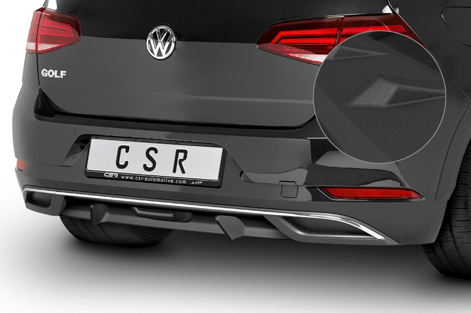 CSR Diffusor | Heckansatz mit ABE für VW Golf 7 Basis HA236