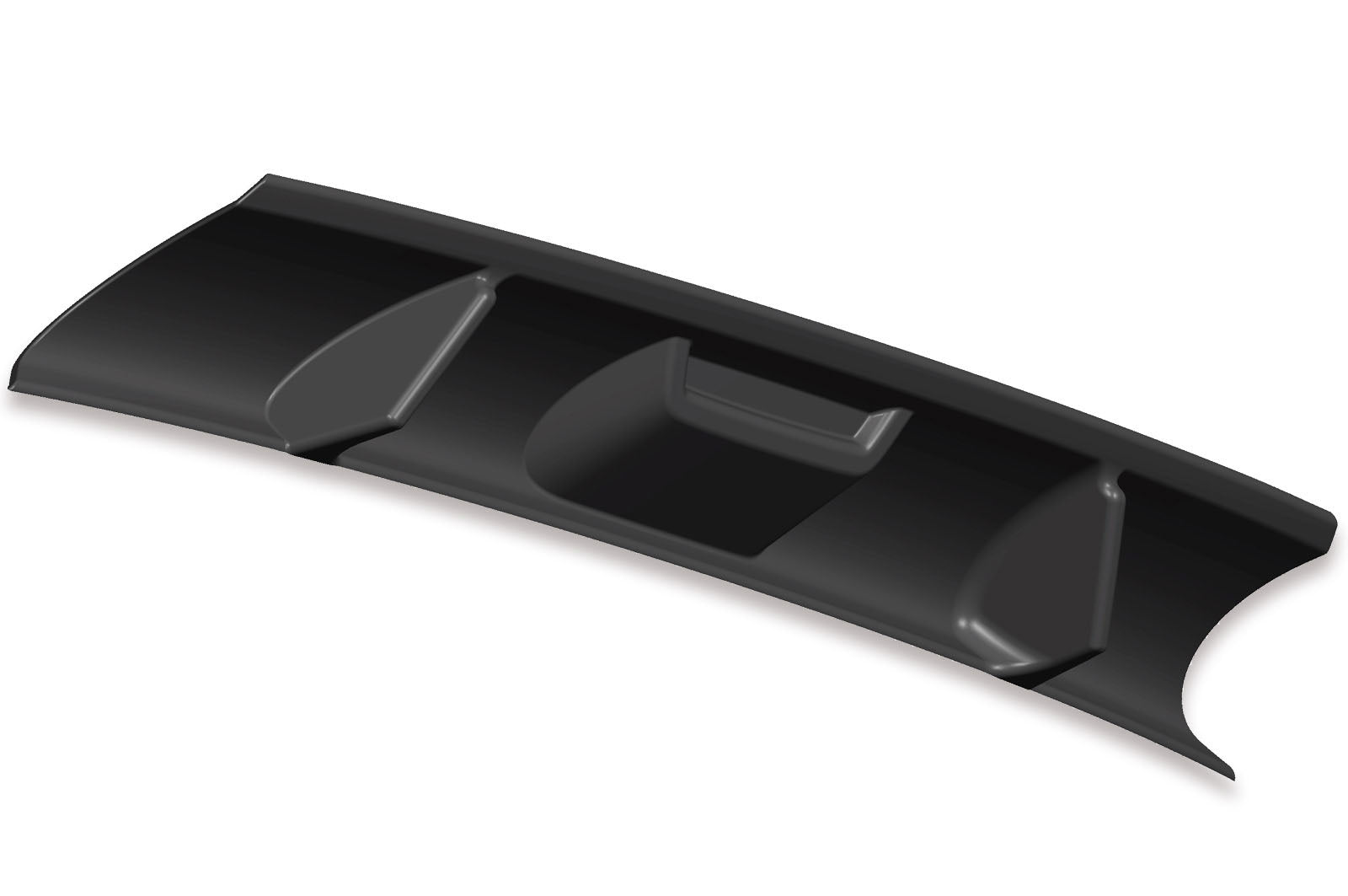 CSR Diffusor | Heckansatz mit ABE für VW Golf 7 Basis HA236-C Carbon Look Hochglanz (keine Lackierung erforderlich)