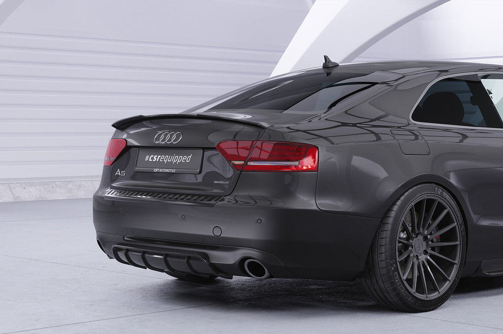 CSR Diffusor | Heckansatz mit ABE für Audi A5 8T Basis HA238-L Unlackiert roh (Lackierung erforderlich)