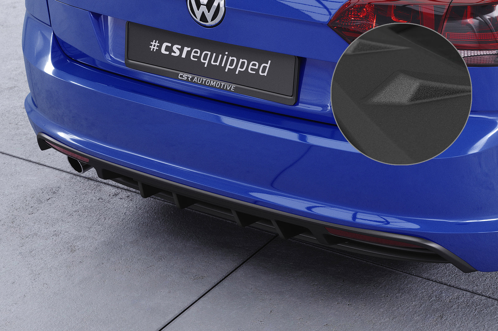 CSR Diffusor | Heckansatz mit ABE für VW Golf 7 Variant R-Line HA242