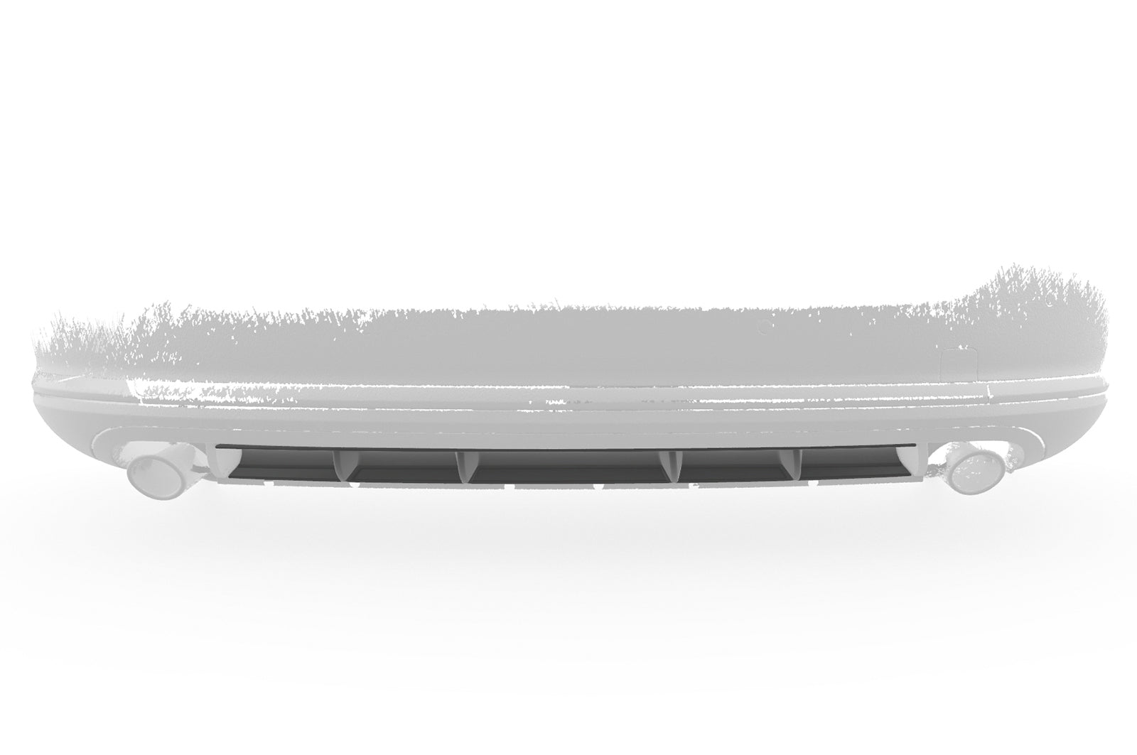 CSR Diffusor | Heckansatz mit ABE für VW Passat B7 Typ 3C Variant HA243-C Carbon Look Hochglanz (keine Lackierung erforderlich)