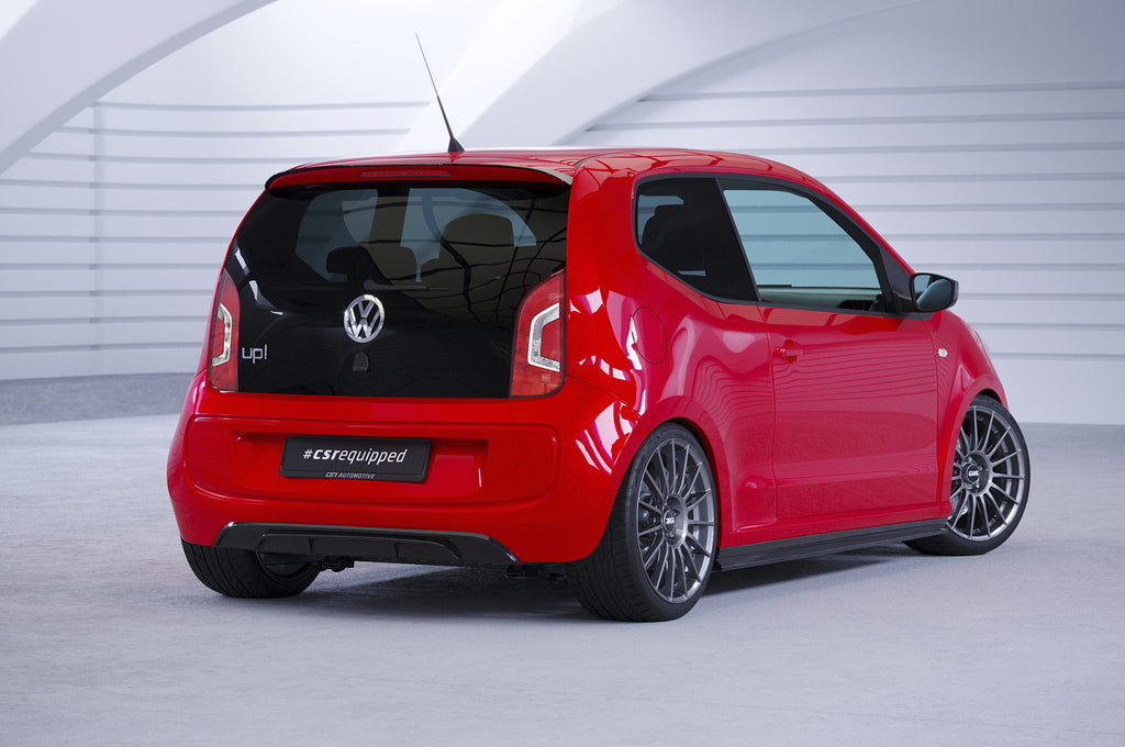 CSR Diffusor | Heckansatz mit ABE für VW up! (vor Facelift) HA245-L Unlackiert roh (Lackierung erforderlich)