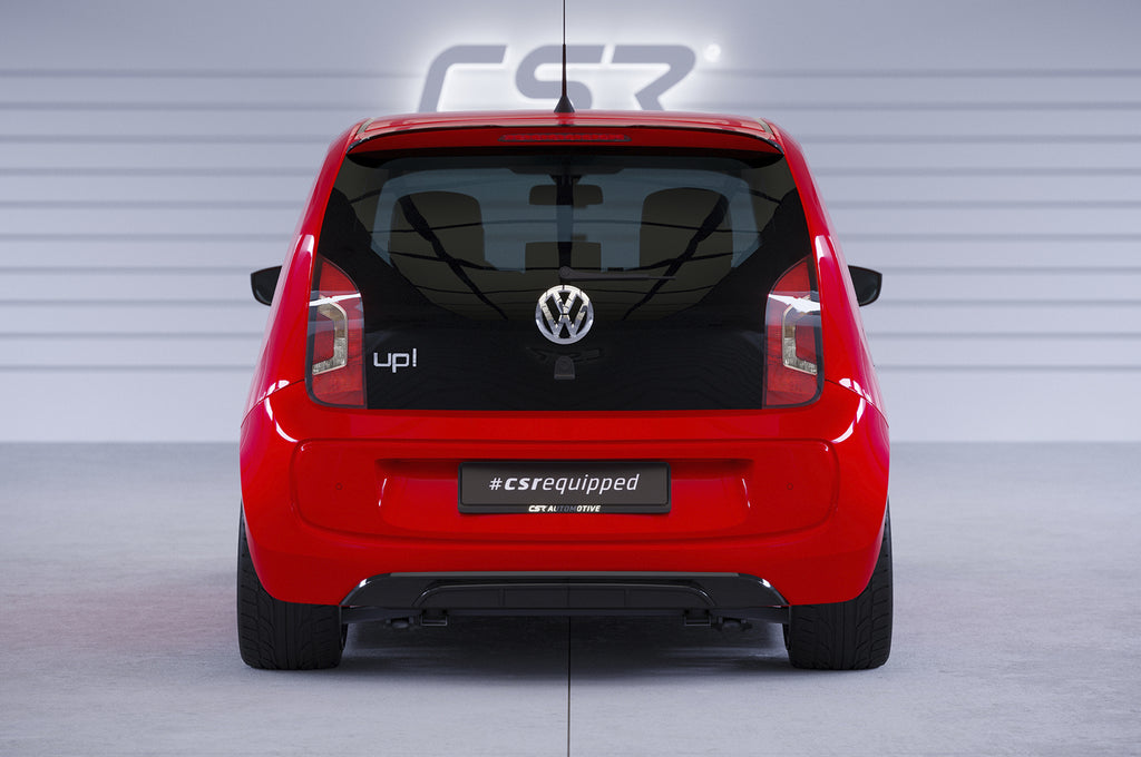 CSR Diffusor | Heckansatz mit ABE für VW up! (vor Facelift) HA245-L Unlackiert roh (Lackierung erforderlich)