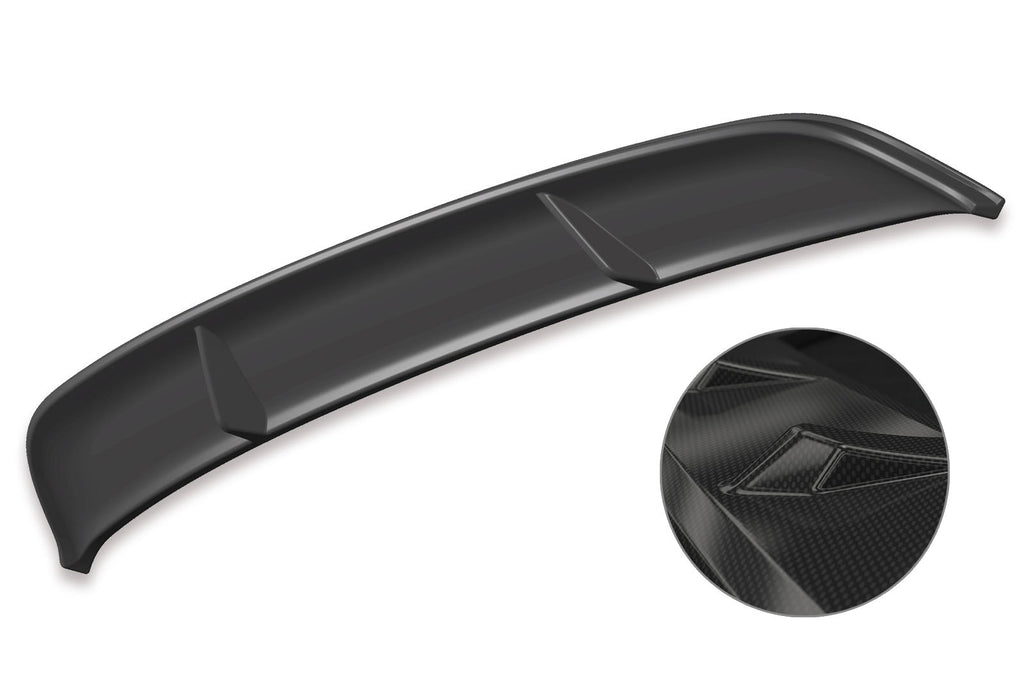CSR Diffusor | Heckansatz mit ABE für VW Golf 6 Basis HA246-C Carbon Look Hochglanz (keine Lackierung erforderlich)