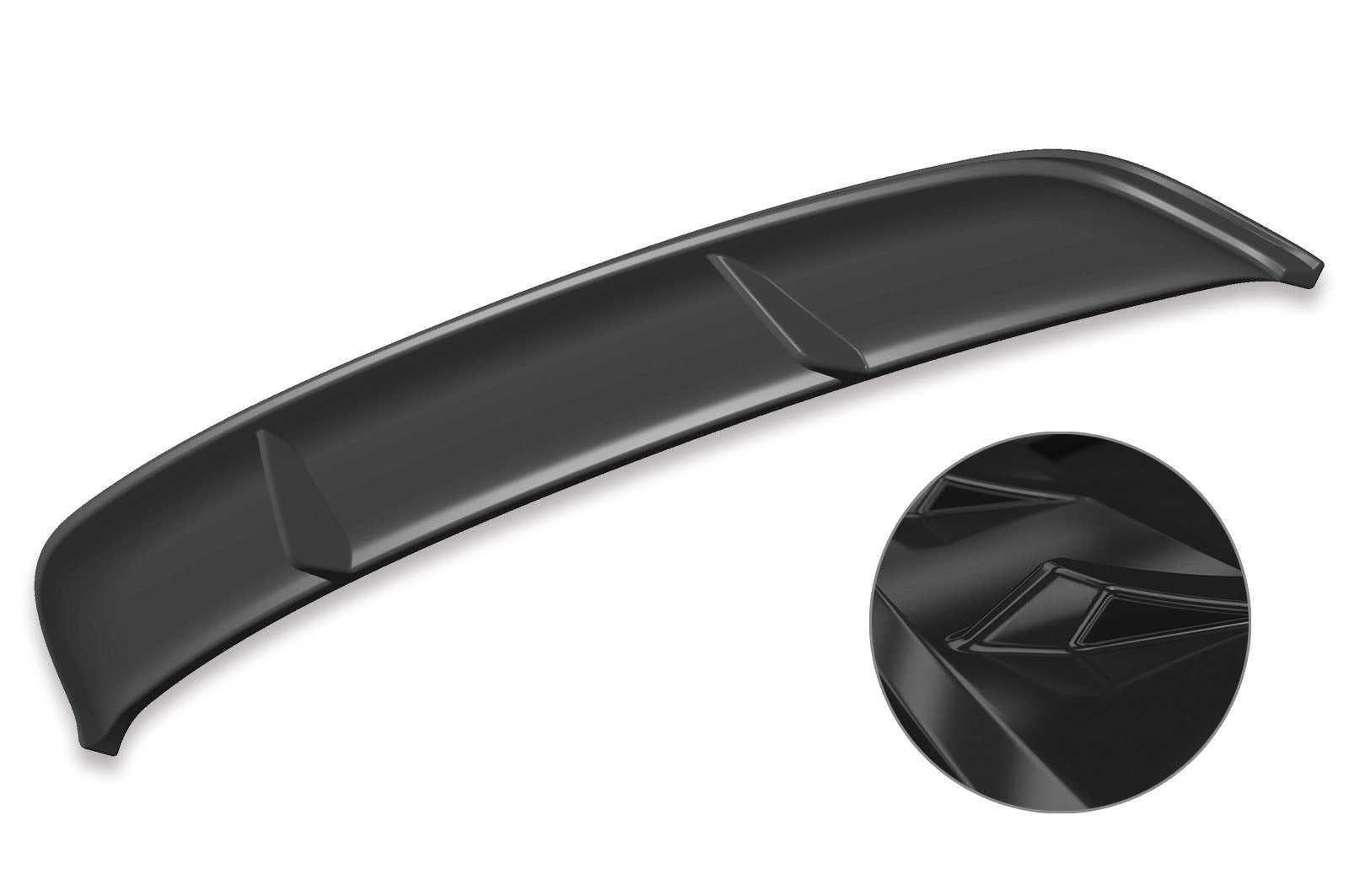 CSR Diffusor | Heckansatz mit ABE für VW Golf 6 Basis HA246-G Glossy schwarz Hochglanz (keine Lackierung erforderlich)