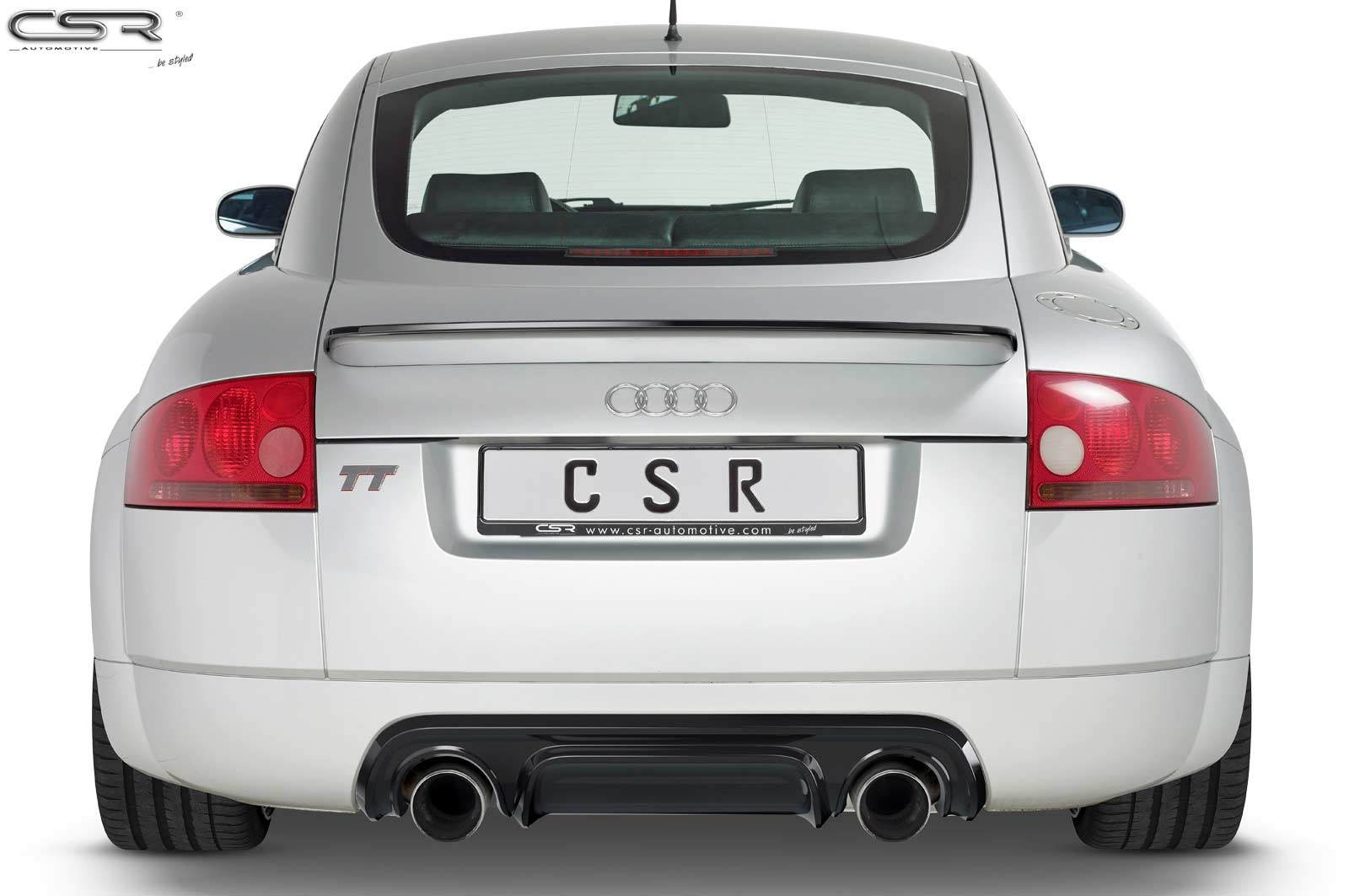 CSR Diffusor | Heckansatz mit ABE für Audi TT 8N HA249