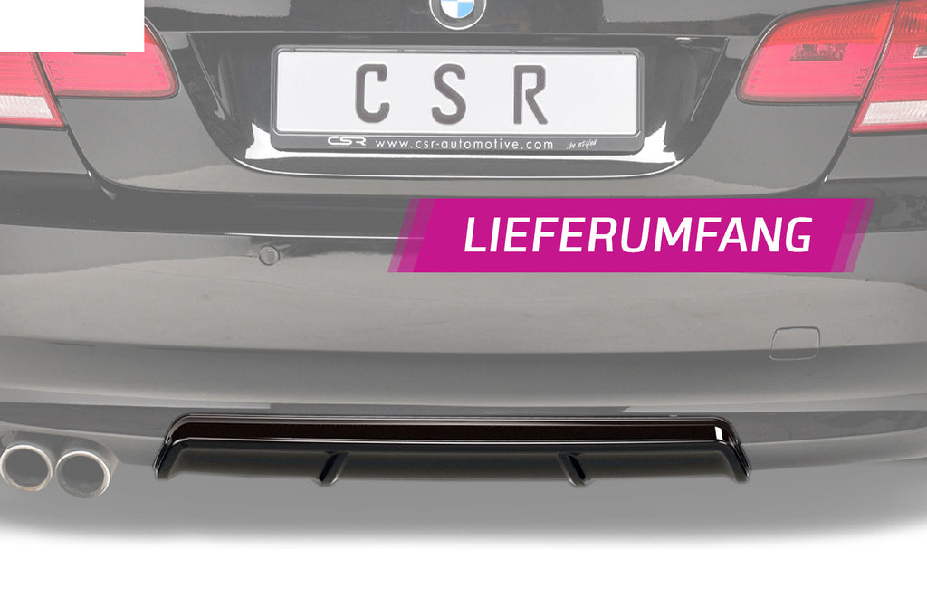 CSR Diffusor | Heckansatz mit ABE für BMW 3er E92 / E93 HA250
