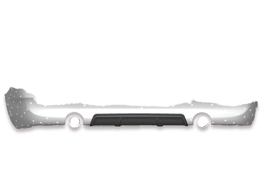 CSR Diffusor | Heckansatz mit ABE für BMW 3er E92 / E93 HA250-C Carbon Look Hochglanz (keine Lackierung erforderlich)