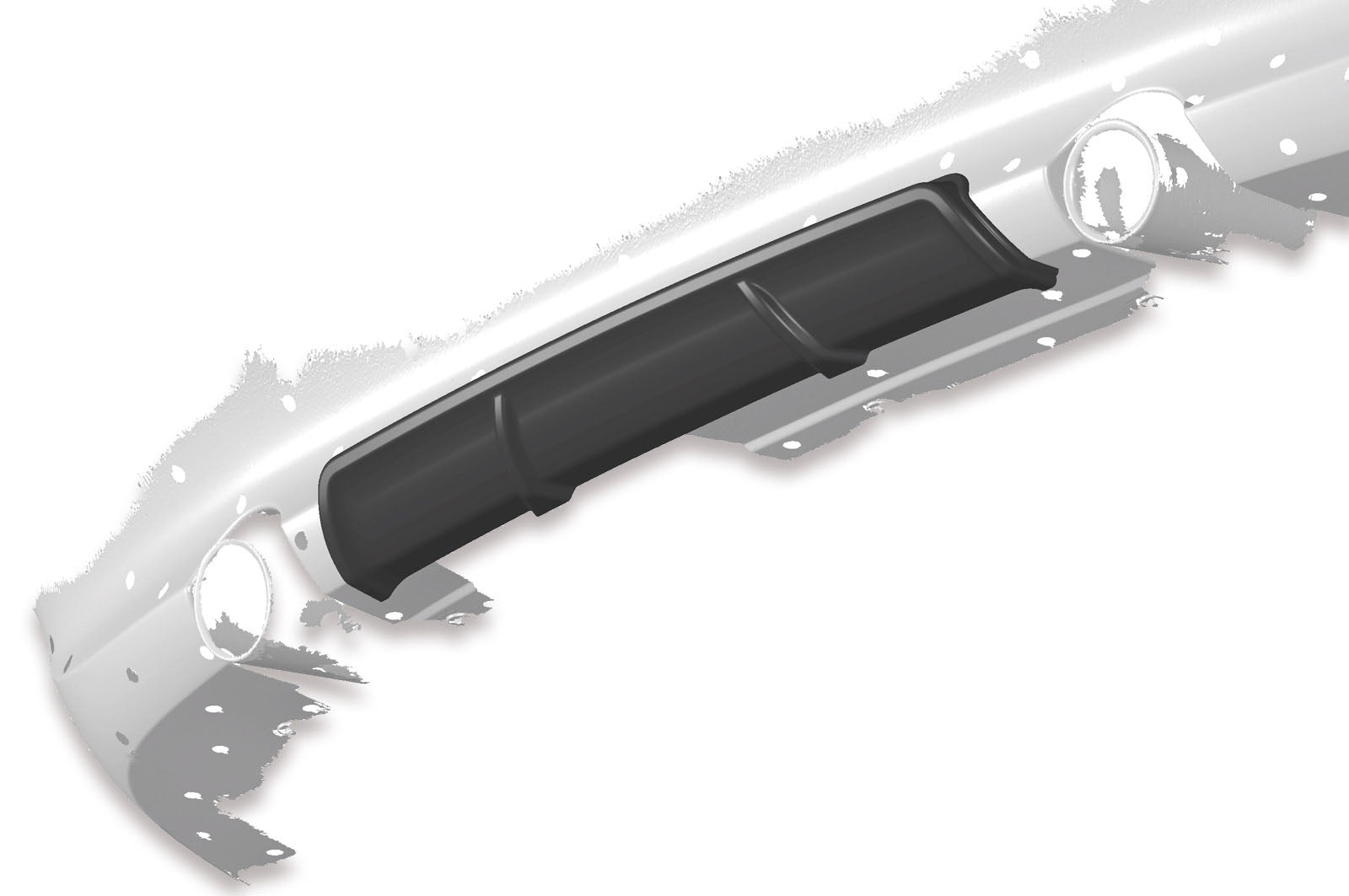 CSR Diffusor | Heckansatz mit ABE für BMW 3er E92 / E93 HA250-C Carbon Look Hochglanz (keine Lackierung erforderlich)