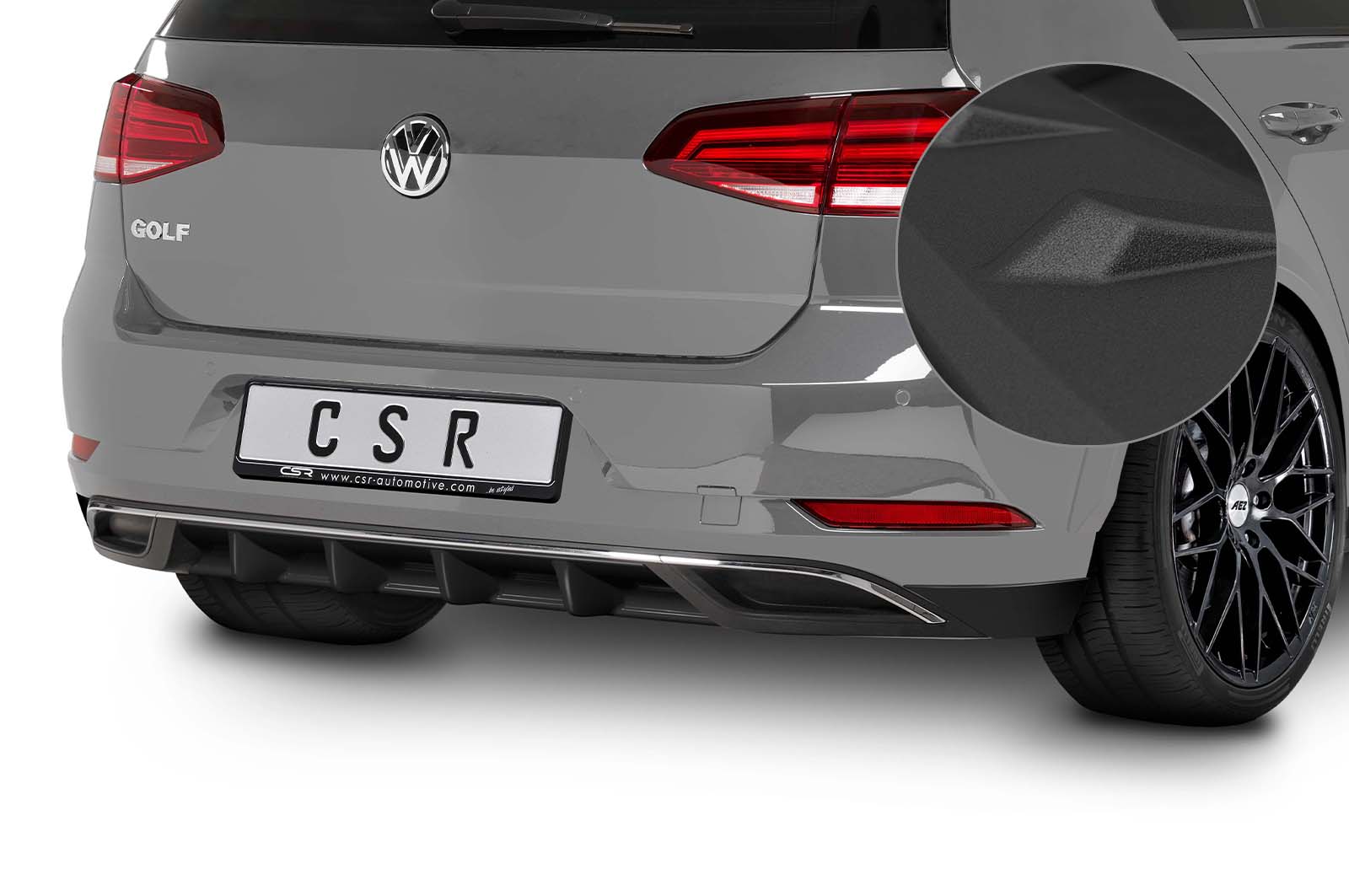 CSR Diffusor | Heckansatz mit ABE für VW Golf 7 (Facelift) HA251