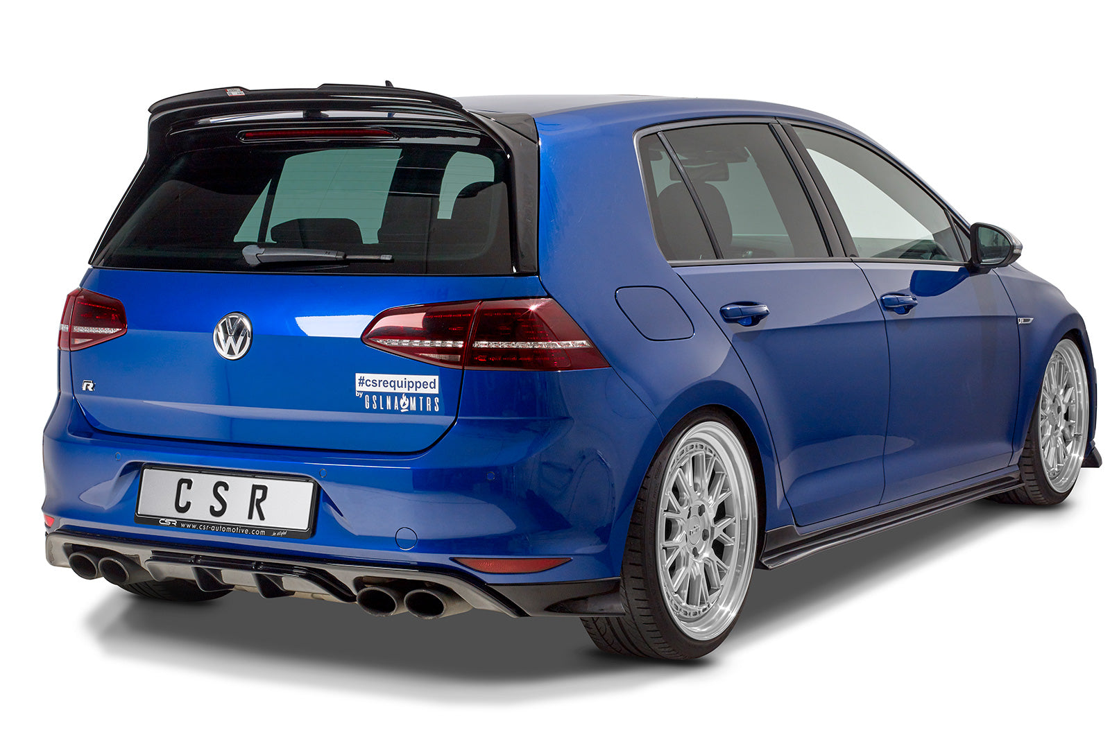 CSR Diffusor | Heckansatz mit ABE für VW Golf 7 R / R-Line HA253