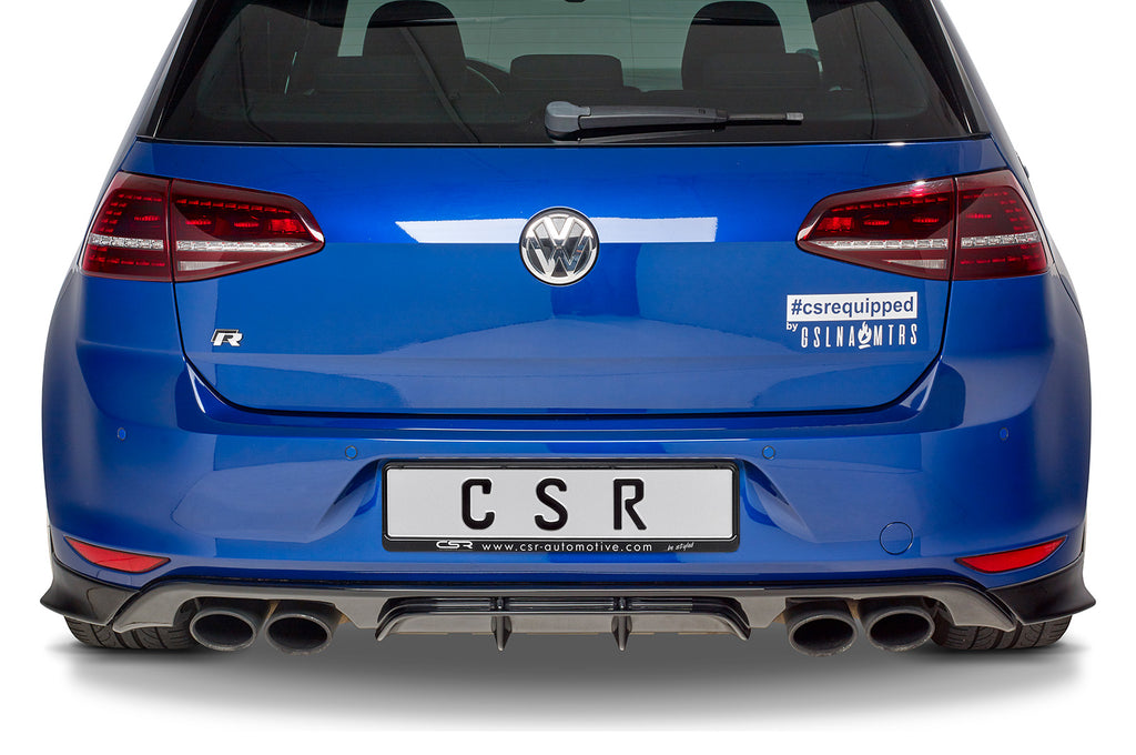 CSR Diffusor | Heckansatz mit ABE für VW Golf 7 R / R-Line HA253