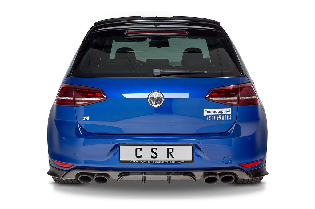 CSR Diffusor | Heckansatz mit ABE für VW Golf 7 R / R-Line HA253