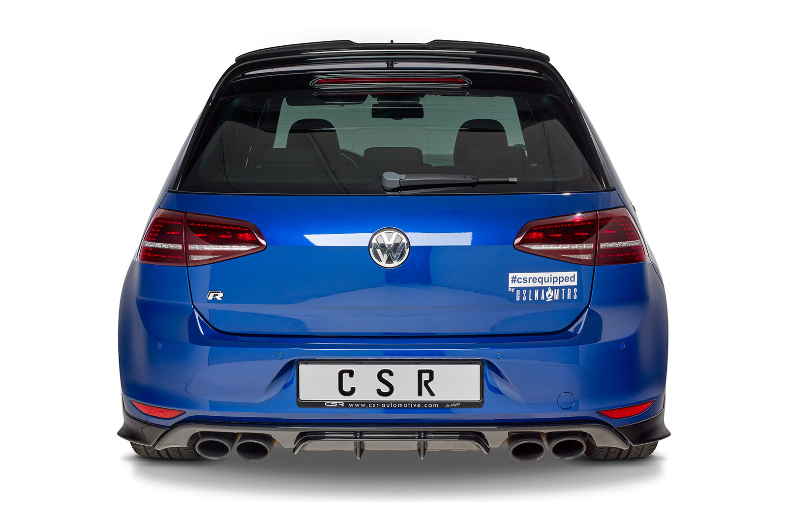 CSR Diffusor | Heckansatz mit ABE für VW Golf 7 R / R-Line HA253