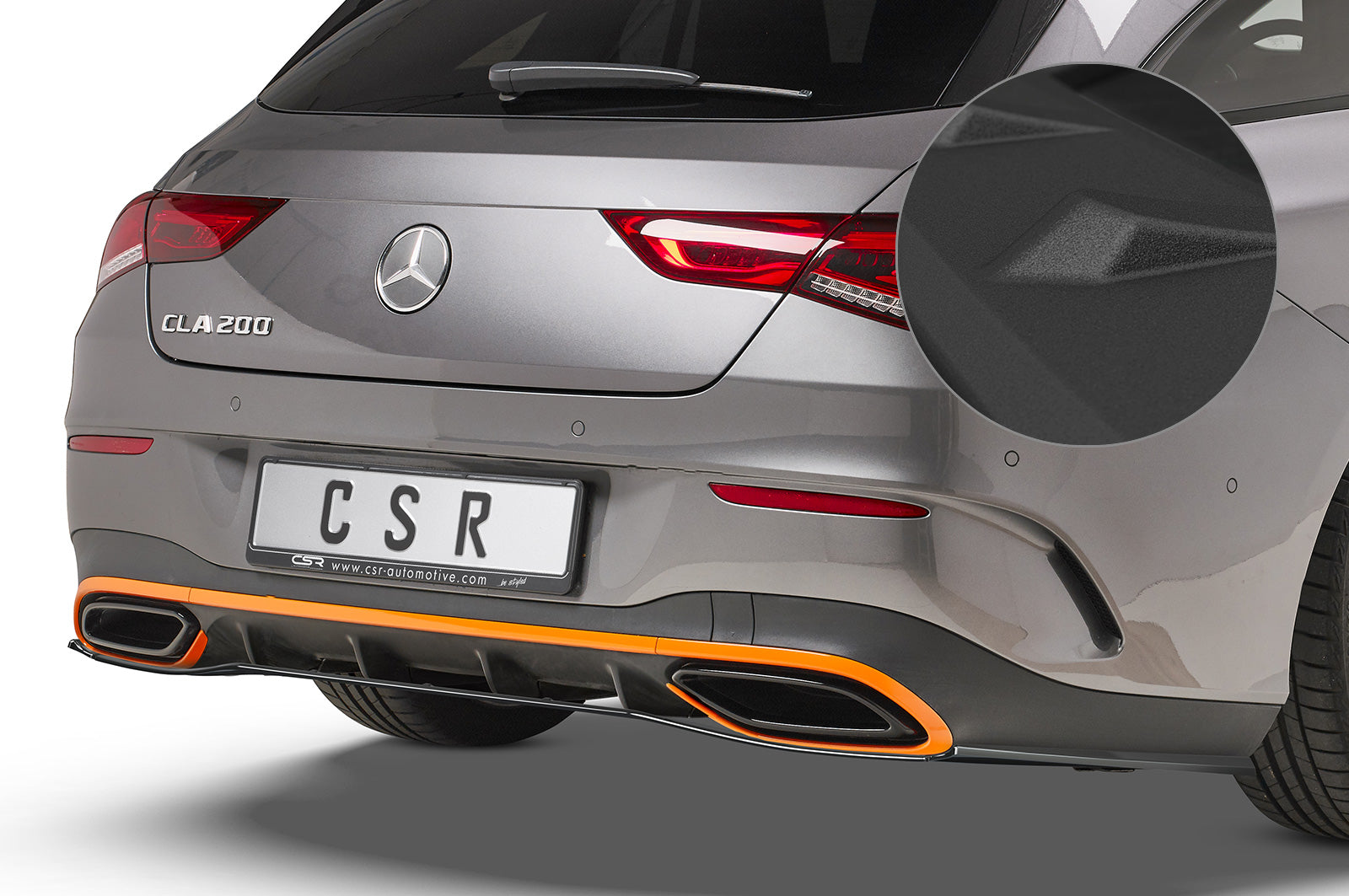 CSR Diffusor | Heckansatz mit ABE für Mercedes-Benz CLA X118 AMG-Line HA254