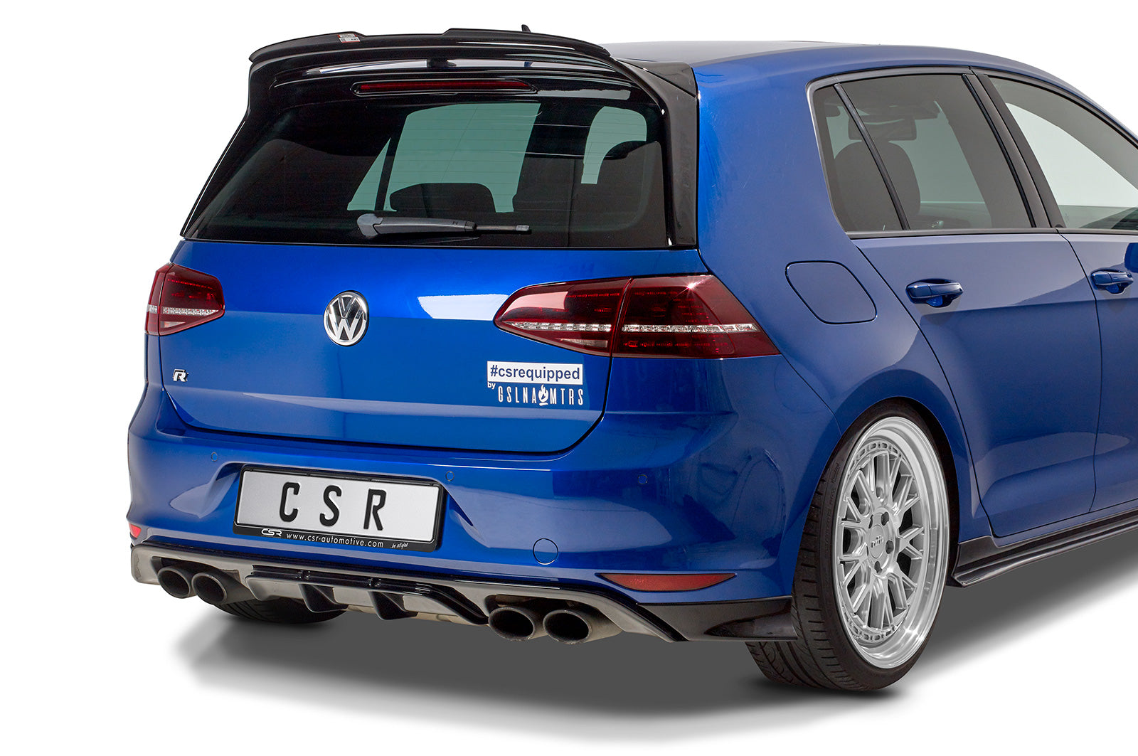 CSR Diffusor | Heckansatz mit ABE für VW Golf 7 R / R-Line HA255
