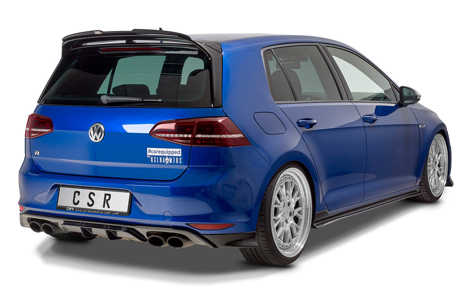 CSR Diffusor | Heckansatz mit ABE für VW Golf 7 R / R-Line HA255
