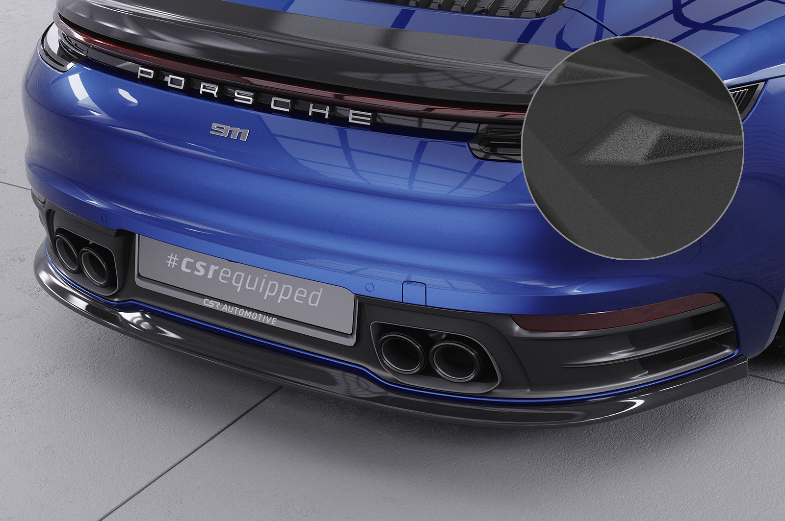 CSR Diffusor | Heckansatz mit ABE für Porsche 911/992 HA257