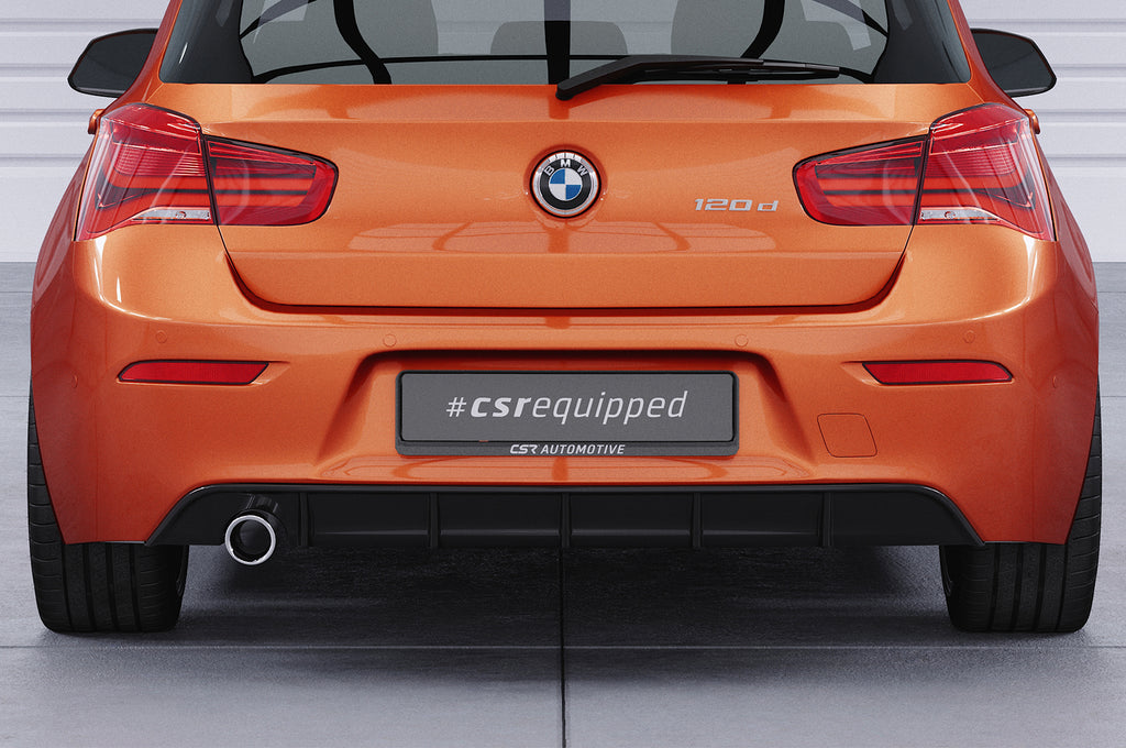 CSR Diffusor | Heckansatz mit ABE für BMW 1er F20 / F21 LCI HA258-L Unlackiert roh (Lackierung erforderlich)