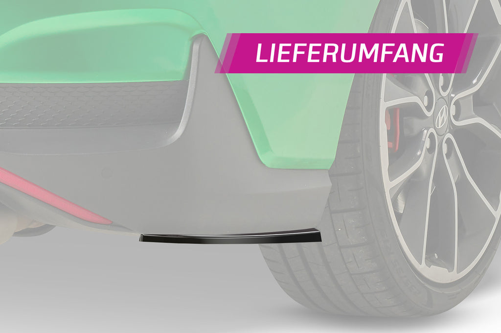 CSR Diffusor | Heckansatz mit ABE für Hyundai I30 N (PD) Fastback HA260-C Carbon Look Hochglanz (keine Lackierung erforderlich)