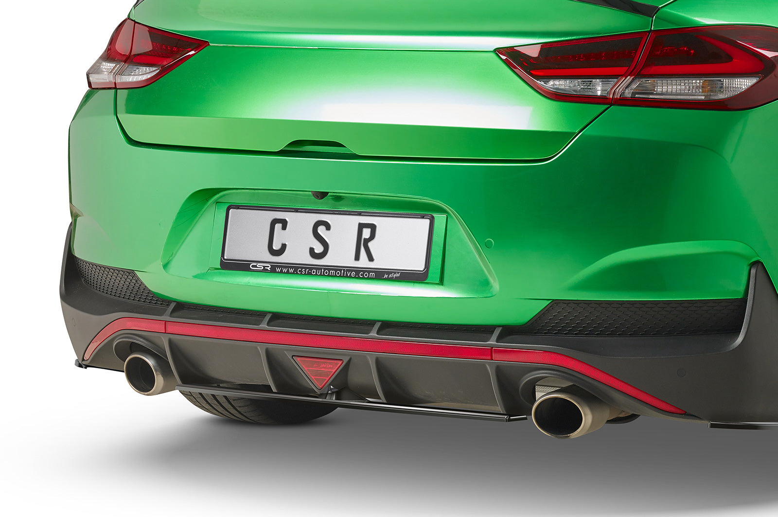 CSR Diffusor | Heckansatz mit ABE für Hyundai I30 N (PD) Fastback HA261-G Glossy schwarz Hochglanz (keine Lackierung erforderlich)