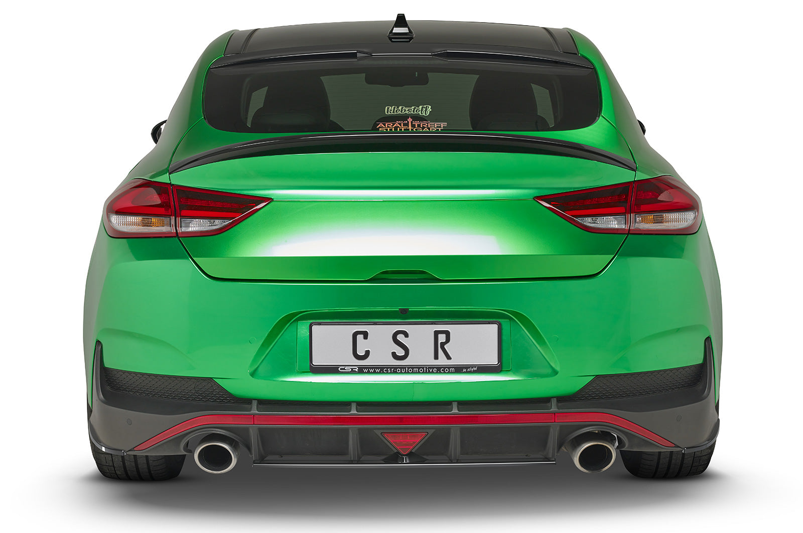 CSR Diffusor | Heckansatz mit ABE für Hyundai I30 N (PD) Fastback HA261-G Glossy schwarz Hochglanz (keine Lackierung erforderlich)